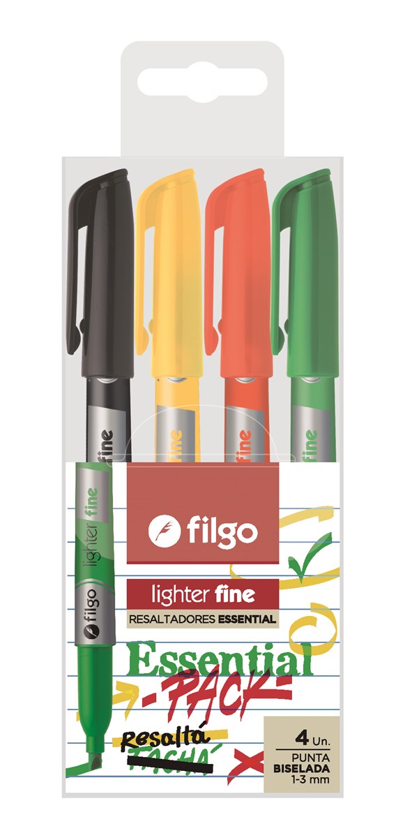 Resaltador Filgo Lighter Fine Bl X Essential C Tachador