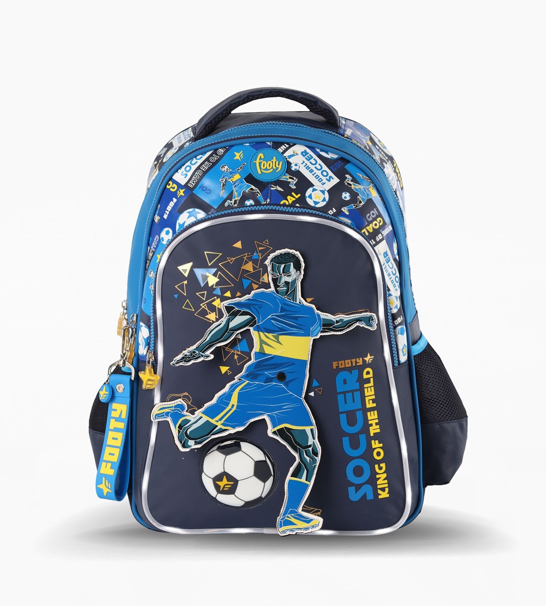 Mochila Footy Artf Espalda Con Luz Dinamic