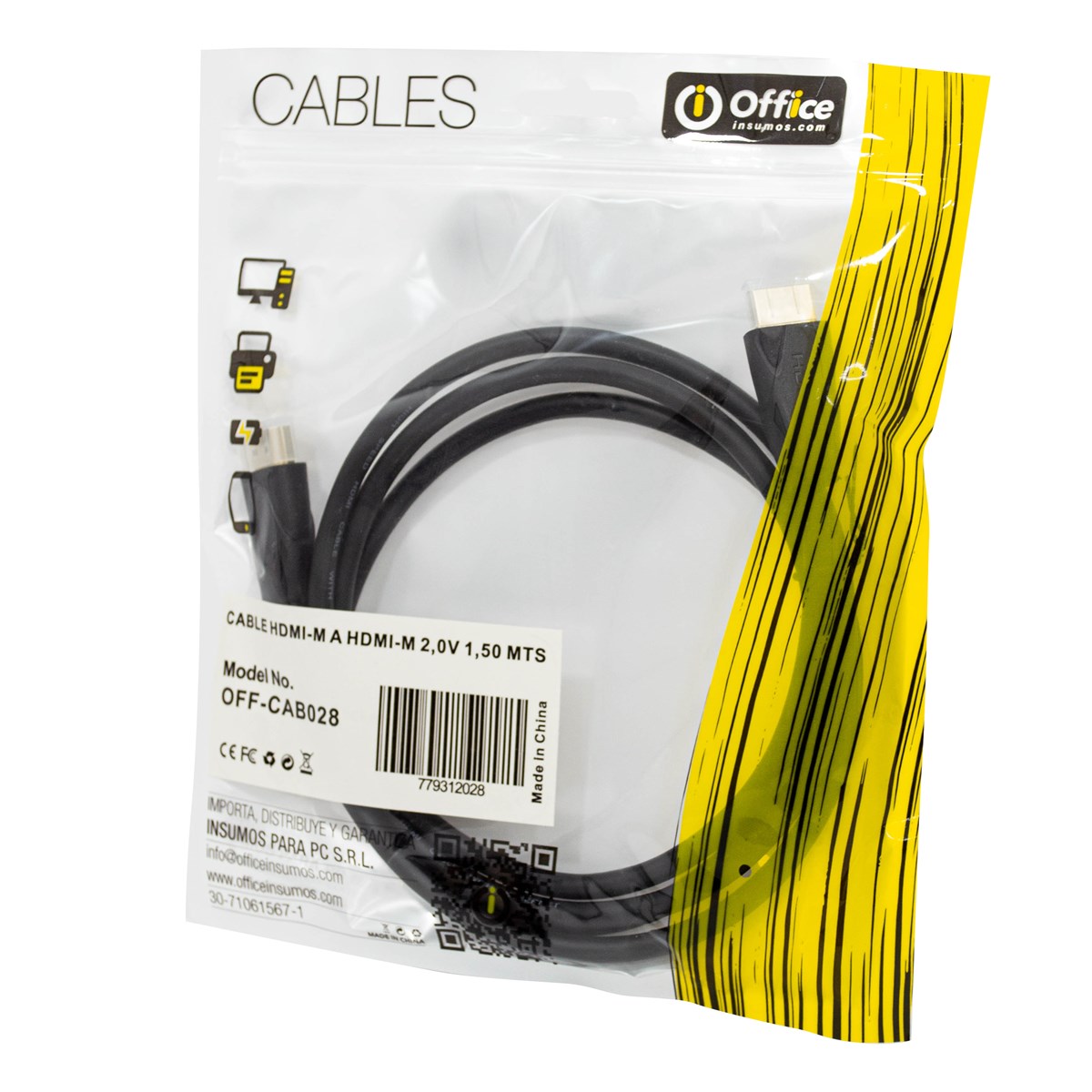 Cable HDMI 2 Metros – Alfa Ventas