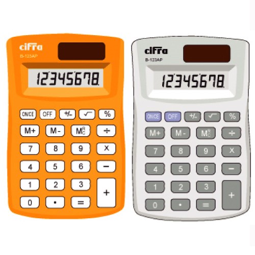 Calculadora Cifra B-123 Ap Dual 8 Digitos Grandes