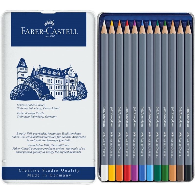 Lapices Acuarelables Coloring x12 colores Mooving