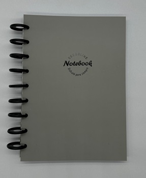 Cuaderno Decorline inteligente 14 x 21 gris 80 hs
