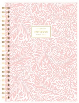 Cuaderno Decorline 14 x 21 espiralada rayado 60 hojas hojas rosa ART 1634
