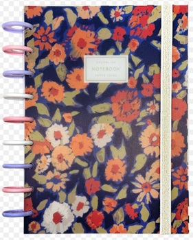 Cuaderno Decorline inteligente 18 x 25 tapa plástica con elástico daisies