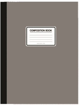 Cuaderno Decorline 19 x 25 encuadernado rayado americano gris ART 2344