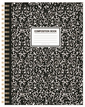 Cuaderno 29,7 Decorline t/plastica 80 hojas rayado americano negativo ART 1446