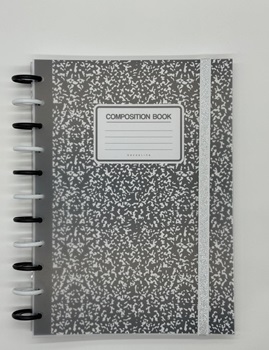 Cuaderno Decorline inteligente 29,7 x 22 t/p con elástico americano negativo 110 hojas