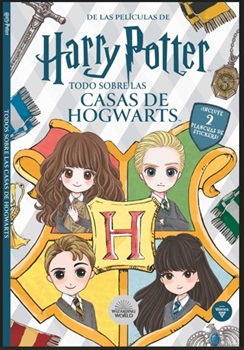 Libro de actividades Harry potter todo sobre las casas de hogwarts ART 5967