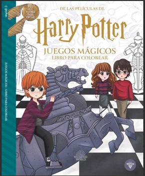 Libro de actividades Harry potter coloring juegos mágicos ART 5968