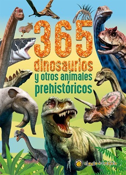 Libro de lectura 365 dinosaurios tapa dura 396 paginas