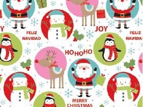 Papel afiche Muresco 70 x 100 - fantasia - happy holidays