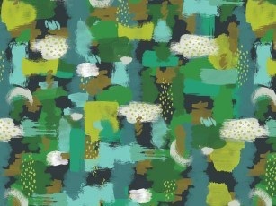 Papel afiche Muresco 70 x 100 - fantasia - verde lima