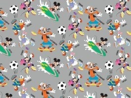 Papel afiche Muresco 70 x 100 - licencia - Disney team
