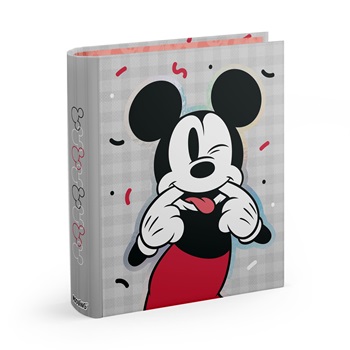 Carpeta A4 2 anillos redondos 40 mm cartoné Mickey mouse